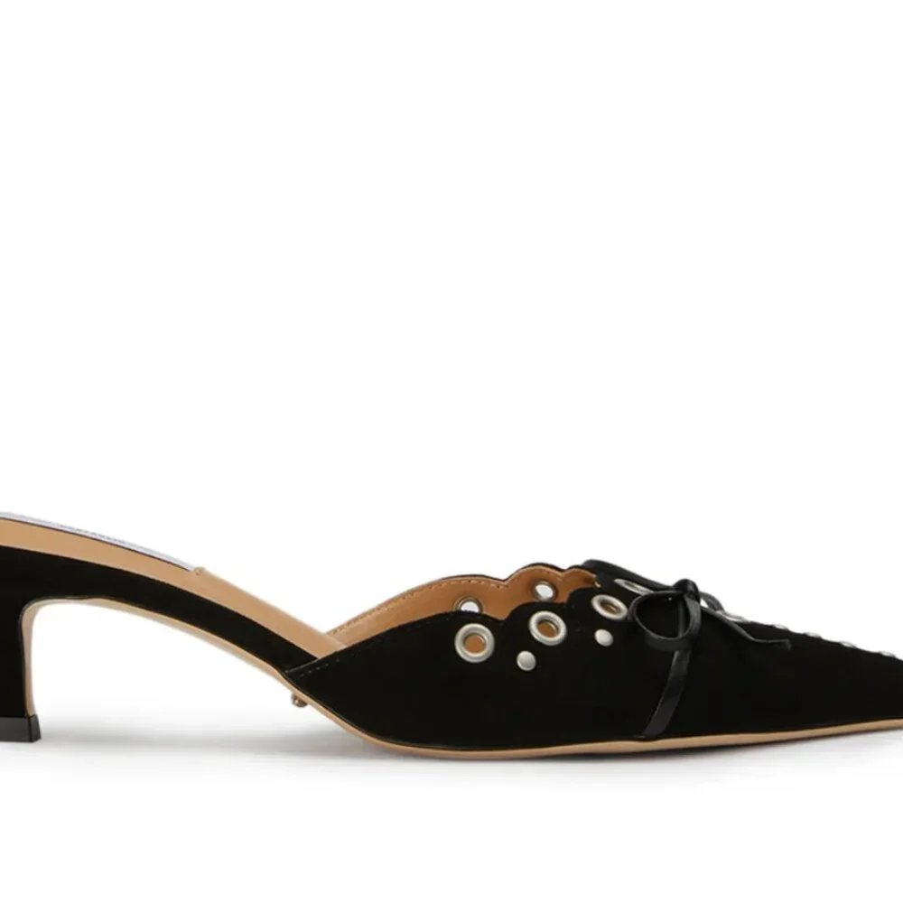 [NEVER WORN] Tony Bianco - Kae Black Suede Heels - Picture 2 of 4